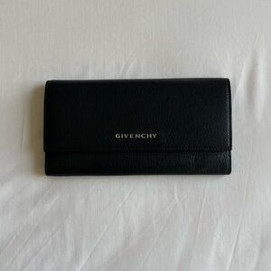 Givenchy Classic Black Leather Clutch